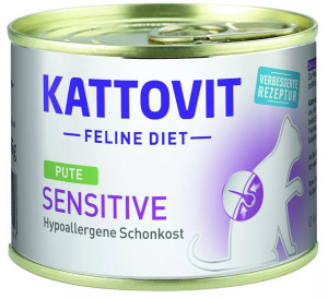 KATTOVIT Feline Diet Sensitive Indyk 185g