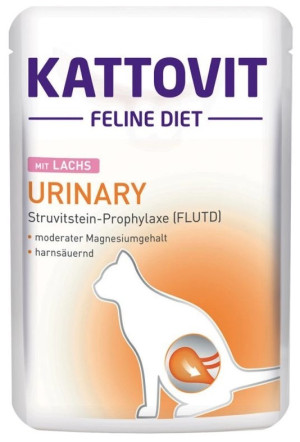 KATTOVIT Feline Diet Urinary Łosoś 85g (saszetka)