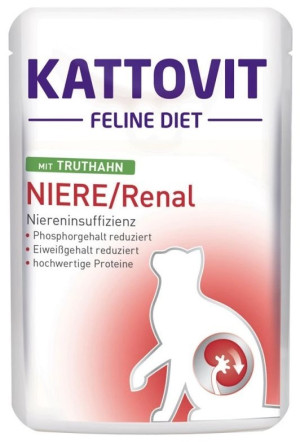 KATTOVIT Feline Diet Renal Indyk 85g (saszetka)