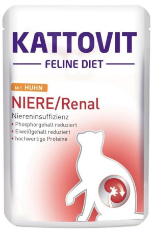 KATTOVIT Feline Diet Renal Kurczak 85g (saszetka)
