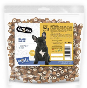 HAU MIAU Pause snack - krążki rybne 500g