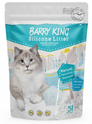 BARRY KING Podłoże silikonowe dla kota - Extra drobne 5l