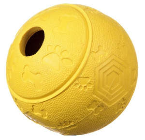 BARRY KING Piłka na przysmaki z labiryntem M (8cm) - żółta