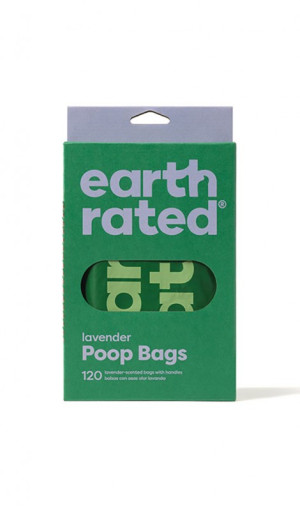 EARTH RATED Poop Bags lavender - reklamówki lawendowe 120 szt.