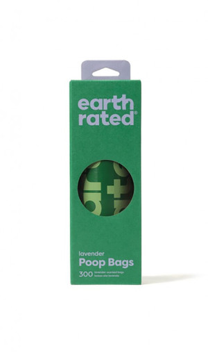 EARTH RATED Poop Bags lavender - woreczki lawendowe 300 szt.