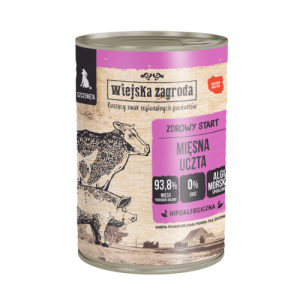 WIEJSKA ZAGRODA dla szczeniąt - Mięsna uczta 800g
