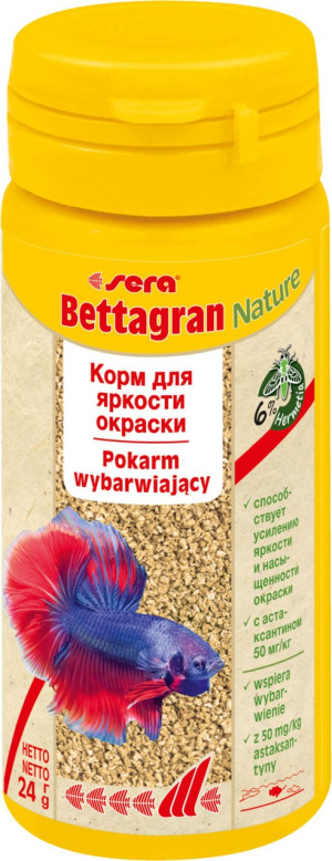 Sera Bettagran Nature - pokarm wybarwiający (granulat) 50 ml