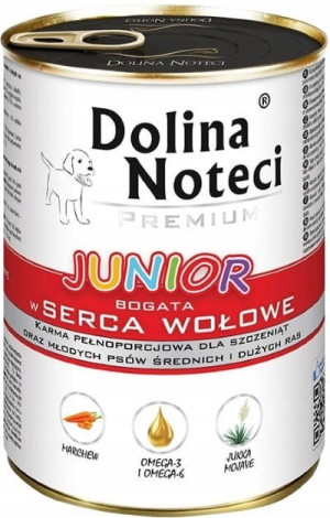 DOLINA NOTECI Premium Junior - Serca wołowe 400g
