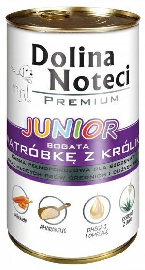 DOLINA NOTECI Premium Junior - Wątróbka z królika 400g