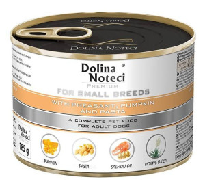 DOLINA NOTECI Premium Małe Rasy - bażant, dynia, makaron 185g