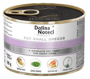 DOLINA NOTECI Premium Małe Rasy - królik, fasolka, ryż brązowy 185g
