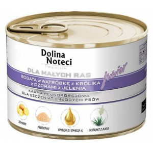 DOLINA NOTECI Premium Małe Rasy Junior - wątróbką z królika, ozory z jelenia 185g