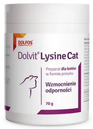 DOLFOS Dolvit Lysine Cat 70g (proszek)