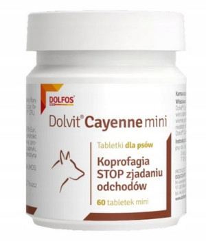DOLFOS Dolvit Cayenne Mini 60 tabl. - zapobiega zjadaniu odchodów