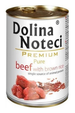 DOLINA NOTECI Premium Pure - Wołowina z ryżem brązowym 400g