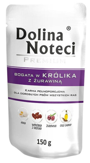 DOLINA NOTECI Premium - Bogata w królika z żurawiną (Saszetka) 500g