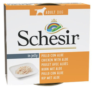 SCHESIR Filety z kurczaka z aloesem w galaretce (puszka) 150g