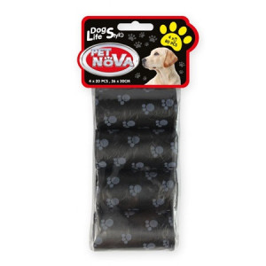 PET NOVA Worki na psie nieczystości - czarne