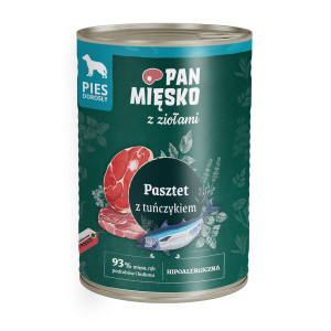 PAN MIĘSKO z ziołami - pasztet z tuńczykiem 400g 6x 400g