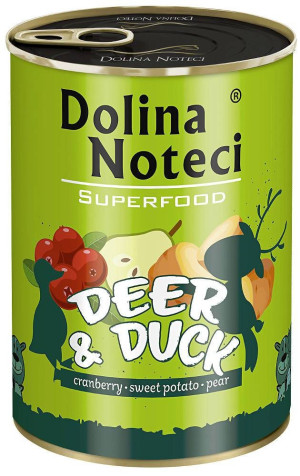DOLINA NOTECI Superfood Jeleń i Kaczka 800g