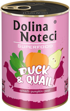 DOLINA NOTECI Superfood Kaczka i Przepiórka 800g