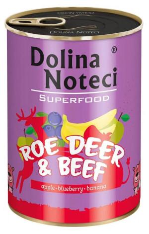 DOLINA NOTECI Superfood Sarna i Wołowina 800g