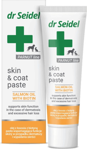 DR SEIDEL Skin and Coat paste - wspomagająca na dermatozy i wypadanie sierści 105 g