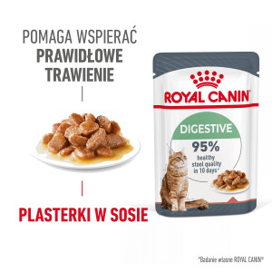 ROYAL CANIN Digest Sensitive karma mokra w sosie dla kotów dorosłych, wrażliwy przewód pokarmowy 85g