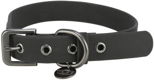 TRIXIE CityStyle Obroża dla psa PVC - czarny S-M