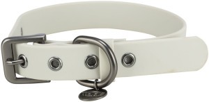 TRIXIE CityStyle Obroża dla psa PVC - jasnoszary S-M