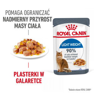 ROYAL CANIN Light Weight Care karma mokra w galaretce dla kotów dorosłych, z tendencją do nadwagi 85g