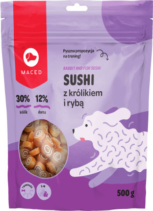 MACED Sushi z królikiem i rybą 500g