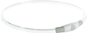 TRIXIE Migająca obroża USB z TPU - wielokolorowy S-M