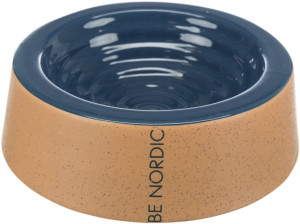 TRIXIE BE NORDIC Miska ceramiczna dla psa  - Ciemnoniebieski/beżowy 0,8l