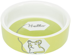 TRIXIE Miska ceramiczna dla chomika z nadrukiem 90 ml / ø 8 cm
