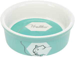 TRIXIE Miska ceramiczna dla kawii domowej z nadrukiem 240 ml / ø 12 cm
