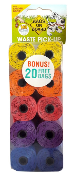 BAGS ON BOARD Woreczki 10 x 14 szt. (140 sztuk) Rainbow