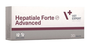 VETEXPERT Hepatiale Forte Advanced - dla psów i kotów 30 tab.