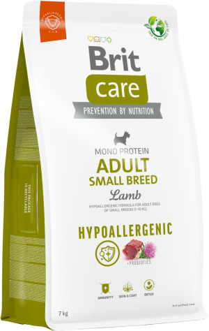 BRIT CARE Dog Hypoallergenic Adult Small Lamb 7 kg