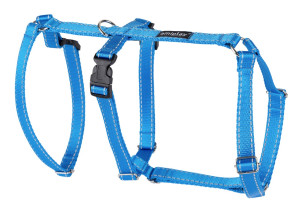 AMIPLAY Reflective Szelki regulowane Safety - Niebieski S
