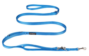 AMIPLAY Reflective Smycz regulowana 8 in 1 - Niebieski S