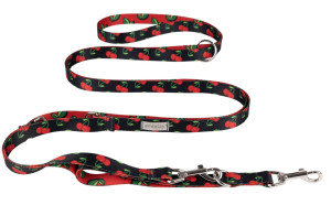 AMIPLAY BeHappy Smycz regulowana 8 in 1 - Cherry S