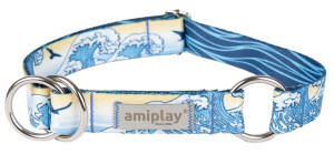 AMIPLAY BeNature Obroża półzaciskowa - Waves M