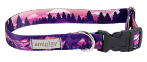 AMIPLAY Obroża regulowana Be Nature - Mountains S