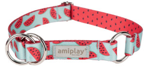 AMIPLAY BeHappy Obroża półzaciskowa - Watermelon L