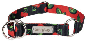 AMIPLAY BeHappy Obroża półzaciskowa - Cherry M