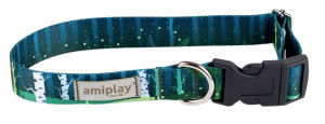 AMIPLAY Obroża regulowana Be Nature - Forest S