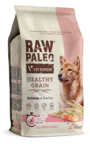 RAW PALEO Healthy Grain Salmon and Barley Adult 2kg