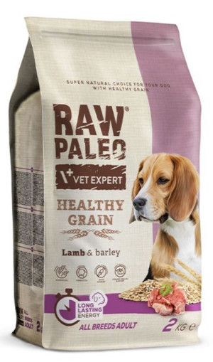 RAW PALEO Healthy Grain Lamb and Barley Adult 2kg