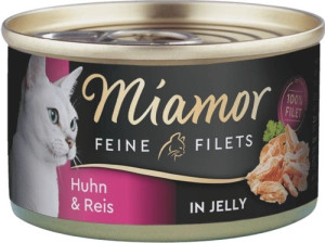 MIAMOR Feine Filets w galaretce - kurczak z ryżem 100g